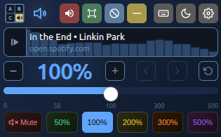 Basic mode dark interface